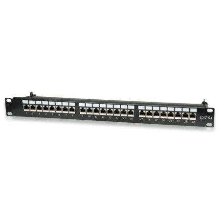Pannello patch stp 24 posti rj45 cat. 6a