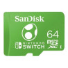 64gb scheda microsdxc sandisk per nintendo switch 100mb/s verde [sdsqxao-064g-gn6zn]