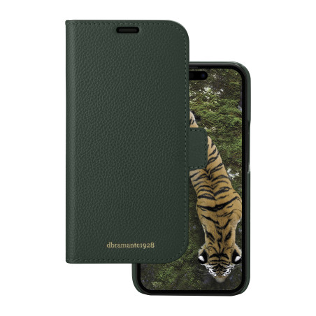 custodia dbramante 1928 new york per iphone 15 pro verde [ny61evgr5685]