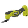 multiutensile elettrico ryobi one+ rmt18-0 a batteria 18v verde/nero