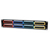 Pannello patch utp 48 porte cat.6 codifica colorata