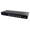 switch startech.com kvm vga usb a 8-porte nero [sv831dusbau]
