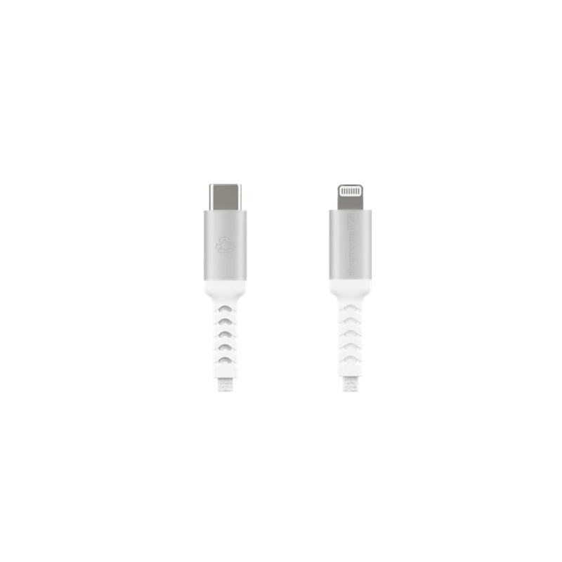 cavo usb dbramante1928 re-charge lightning/usb-c 1.2m bianco