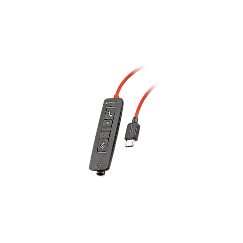adattatore hp poly blackwire 3200 controlli in linea usb tipo c per