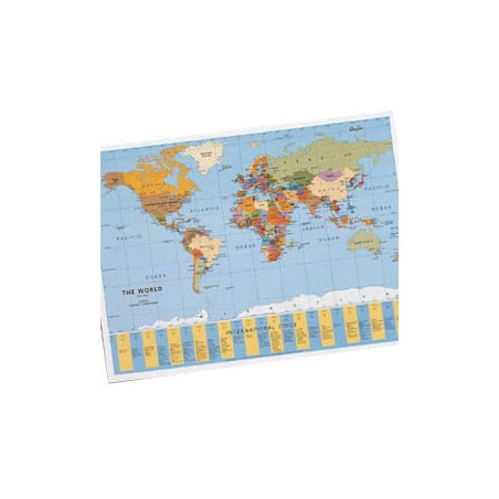 Sottomano lebez geographic planisfero 40x53cm laufer art.45350 [45350]