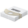 sacchetti filtro in pile karcher kfi 657 per aspirapolvere bianco