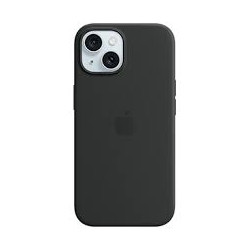 custodia apple per iphone 15 plus in silicone con magsafe nero [aoapptf15qmxqr3]