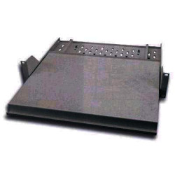 Mensola estraibile per rack porta tastiera nera