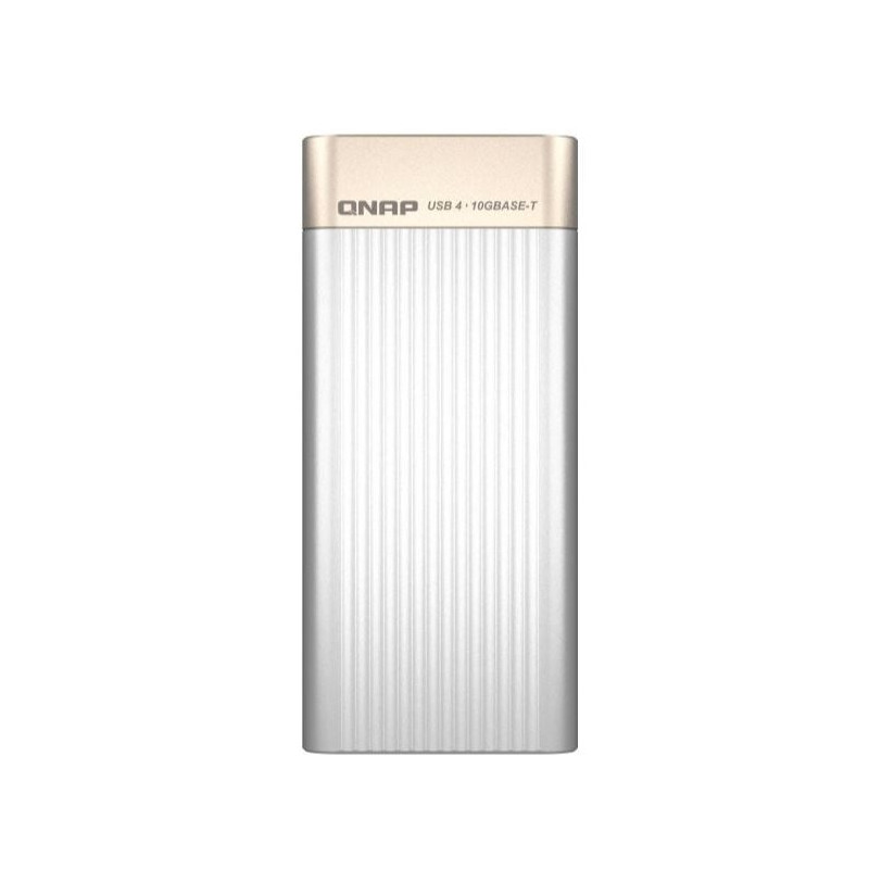 adattatore di rete qnap usb 4 tipo-c argento [qna-uc10g1t]