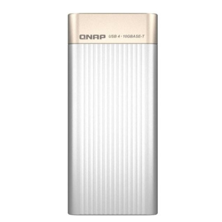 adattatore di rete qnap usb 4 tipo-c argento [qna-uc10g1t]