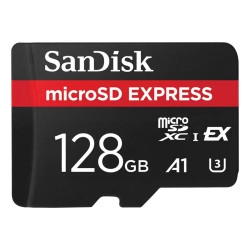 scheda memoria 128gb sandisk express microsdxc uhs-i classe 10