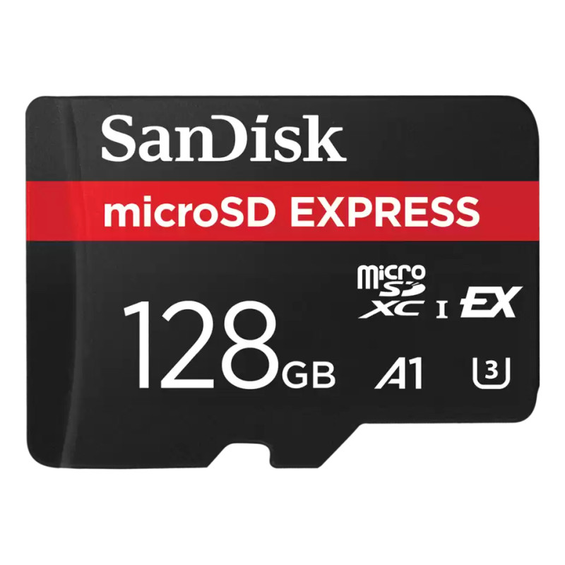 scheda memoria 128gb sandisk express microsdxc uhs-i classe 10