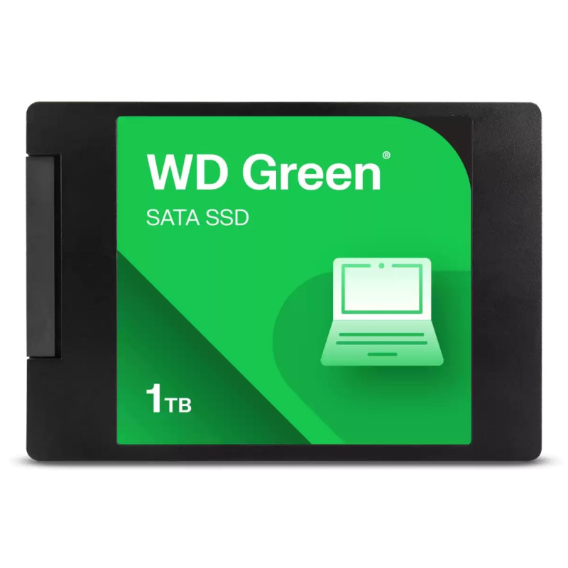 ssd 2tb western digital wds100t5g0a 2.5"/serial ata iii/verde/nero