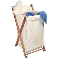 cesto portabiancheria foppapedretti 9900329306 angel noce chiudibile