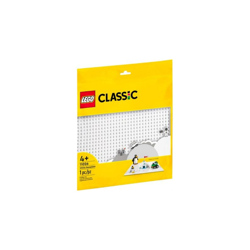 lego classic 11026 piastra di base bianca