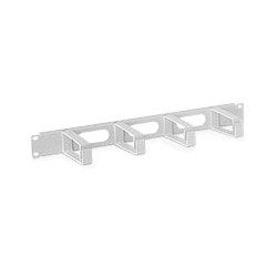 Pannello passacavi 44x95 1u per rack 19'' grigio chiaro