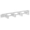 Pannello passacavi 44x95 1u per rack 19'' grigio chiaro