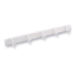Pannello passacavi 52x40 per rack 19'' grigio chiaro 1u