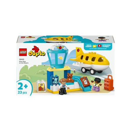 giocattolo didattico lego duplo 10443 prima volta in aeroporto multicolore