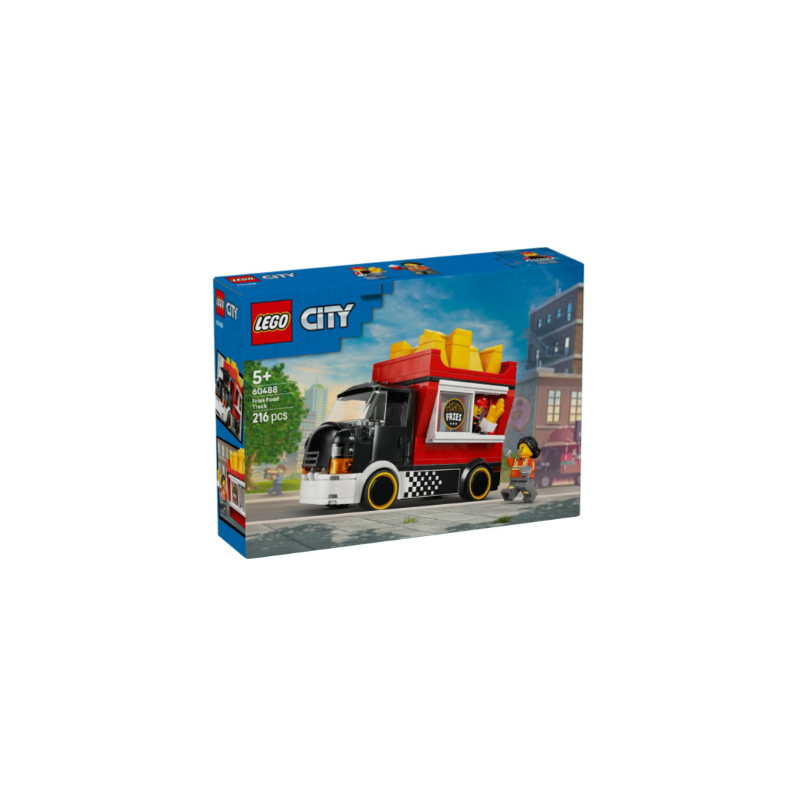 kit di costruzione lego city camioncino delle patatine fritte multicolore