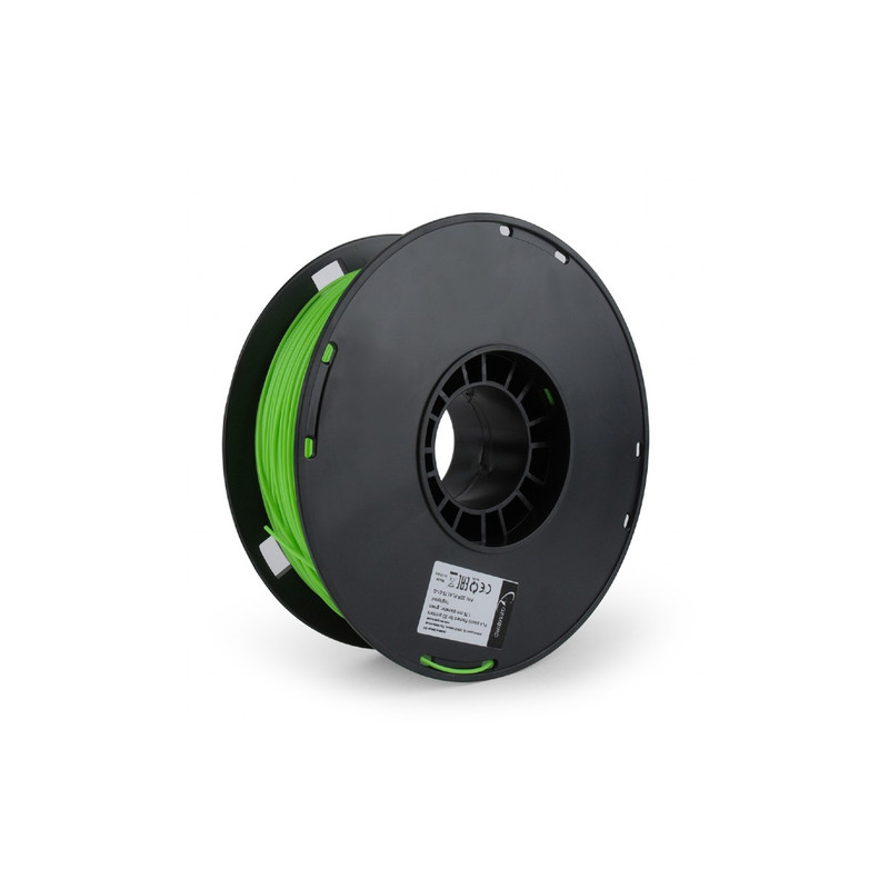 cartuccia 3d gembird pla verde 1.75mm 1kg [3dp-pla1.75-01-g]