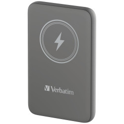batteria portatile verbatim power bank 10000mah wireless grigio [32249]