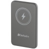 batteria portatile verbatim power bank 10000mah wireless grigio [32249]