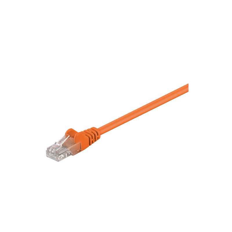 Cavo di rete patch cca cat. 5e arancio utp 10 mt