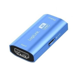 ripetitore hdmi logilink 20m 8k 60hz hdcp 2.3 blu [avllivr00hd0064]