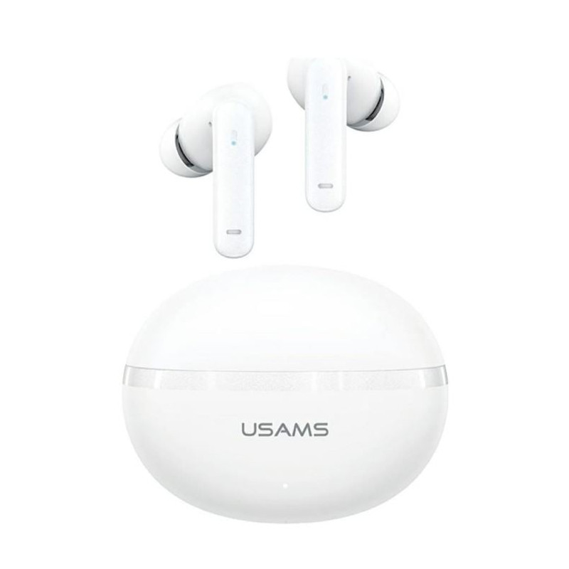 auricolari usams echo e02 wireless/bluetooth bianco [atusahbtusa1641]