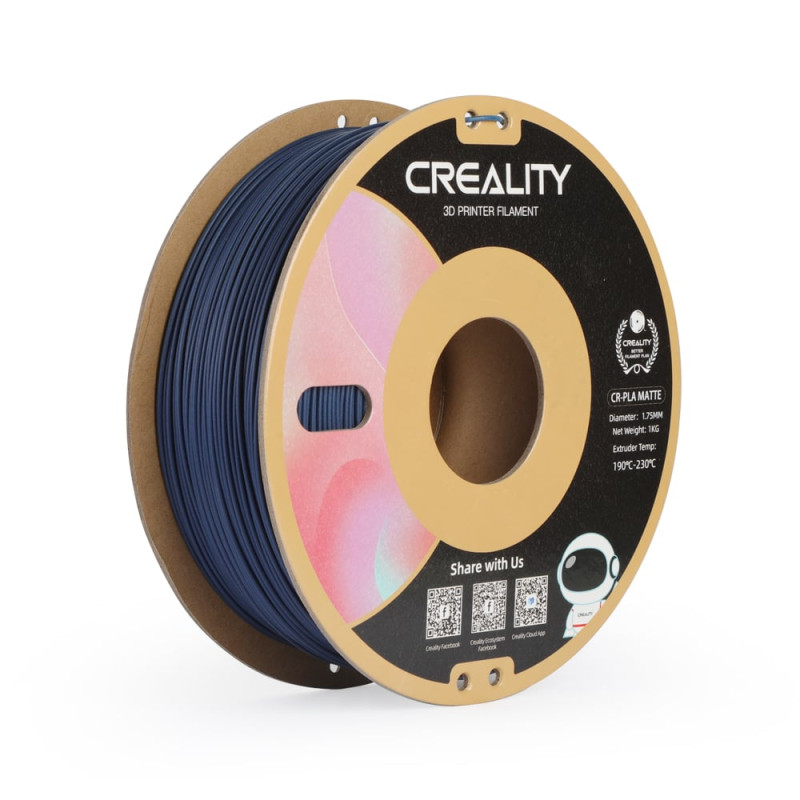 cartuccia 3d creality cr-pla matte 1.75mm blu [3301010298]