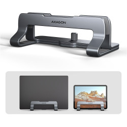supporto per laptop axagon stnd-vg verticale 10 - 17.3"