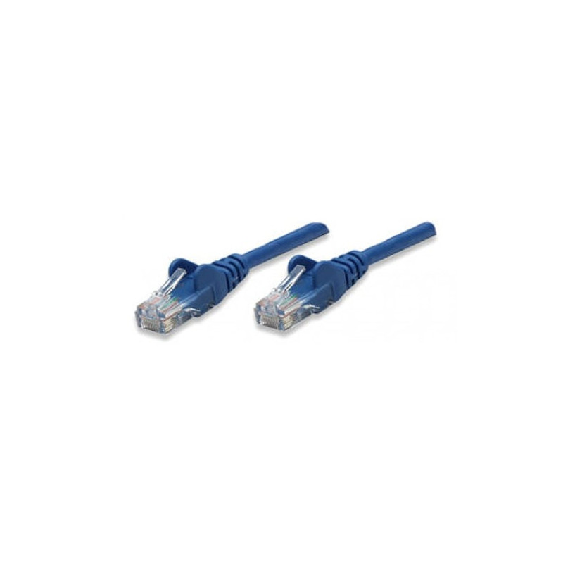 Cavo di rete patch cca cat. 5e blu utp 1 mt
