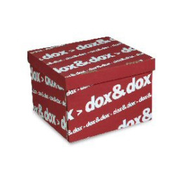 scatola archivio in cartone dox con coperchio doxdox 39,5x28x35,5cm
