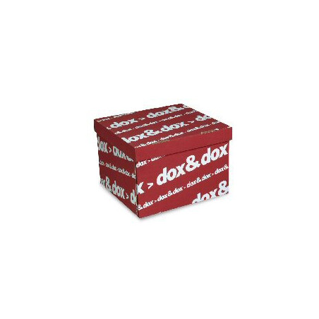 scatola archivio in cartone dox con coperchio doxdox 39,5x28x35,5cm