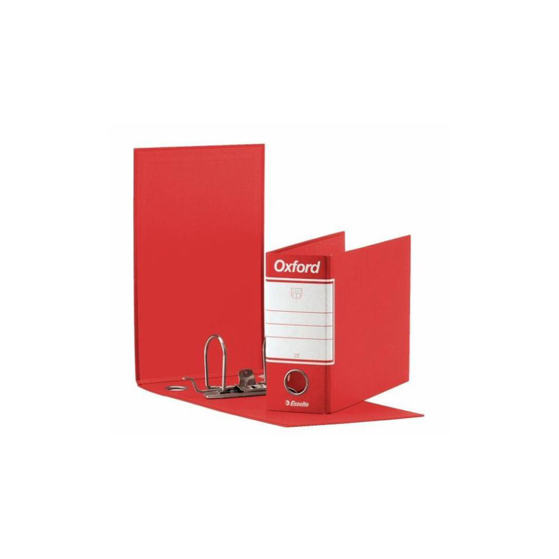 registratore a leva esselte oxford g81 rosso dorso 8cm formato memorandum