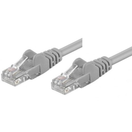 Cavo di rete patch cca cat. 5e grigio utp 1 mt