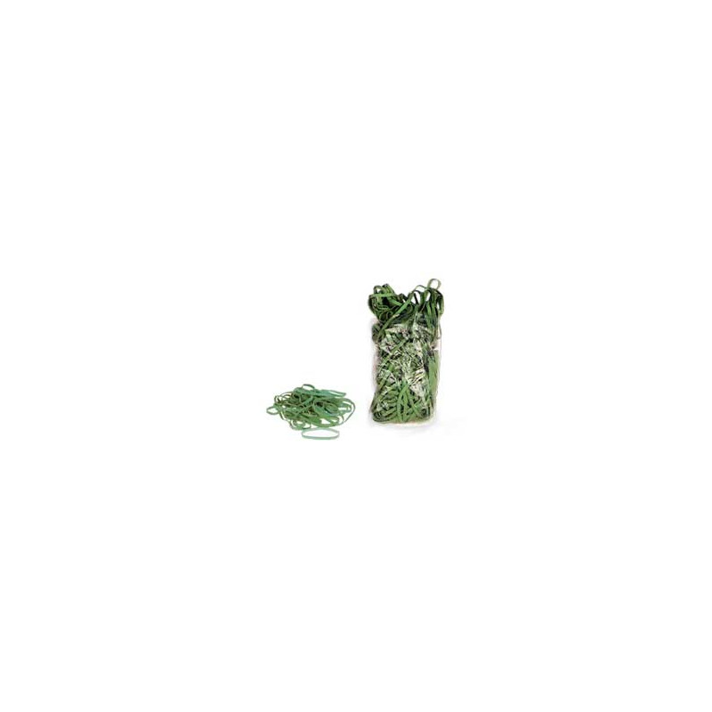 elastici per ufficio viva 1kg a feettuccia verde diametro 120 mm