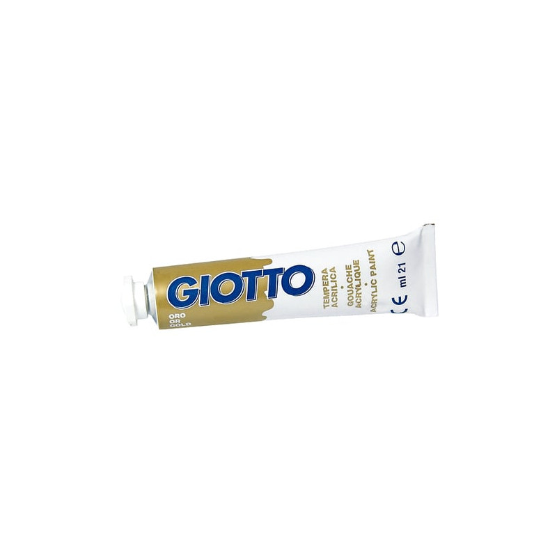 tempera acrilica giotto tubo 21ml oro pz: 6 [357300]