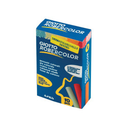 scatola 10 gessetti tondi colorati giotto pz: 10 [538900]