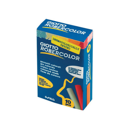 scatola 10 gessetti tondi colorati giotto pz: 10 [538900]