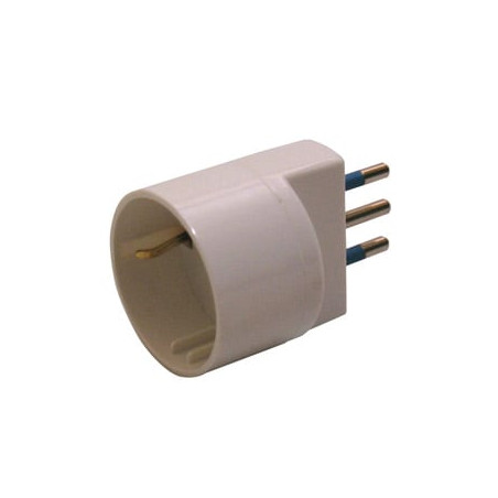 adattatore semplice con spina 2p+t 10a - presa schuko 10a [492517922]