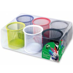 Portapenne lebez 6 pz. in rete colorata art.1226 [1226]