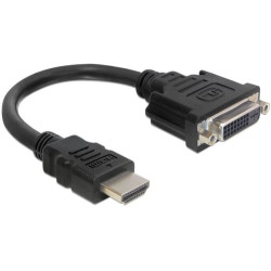 delock 0.2m hdmi-dvi m/f [65327]