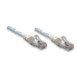 Cavo di rete patch in rame cat. 5e bianco utp 10 mt