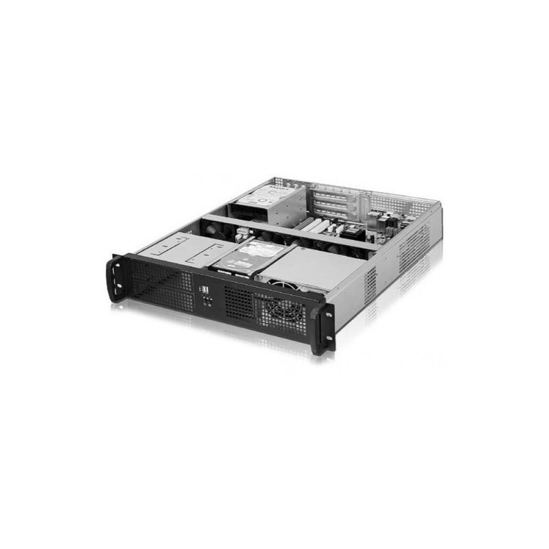 chassis industriale da rack 19'' 2u nero