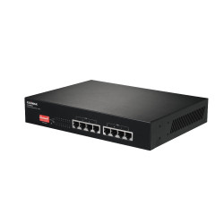 switch edimax 8-porte poe 10/100/1000mbp/s nero [gs-1008p