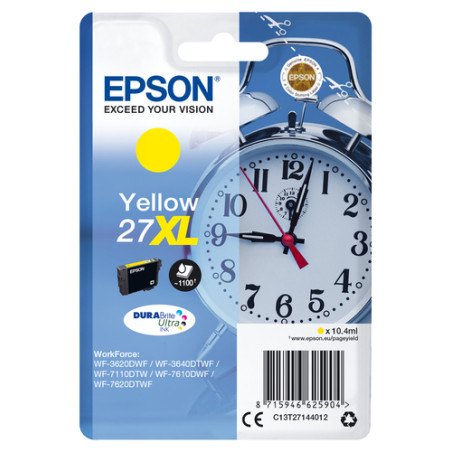 cartuccia epson serie 27xl giallo [c13t27144022]