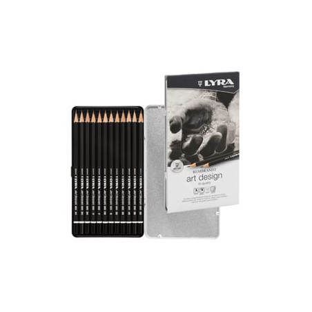 astuccio metallo assortimento rembrandt art design lyra [l1111120]