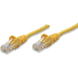 Cavo di rete patch in rame cat. 5e giallo utp 5 mt
